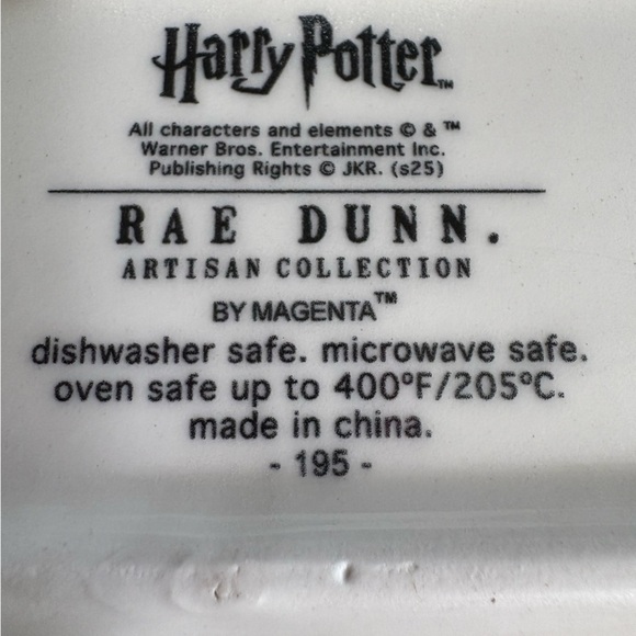 Rae Dunn Harry Potter Ceramic Dish - Picture 2 of 3